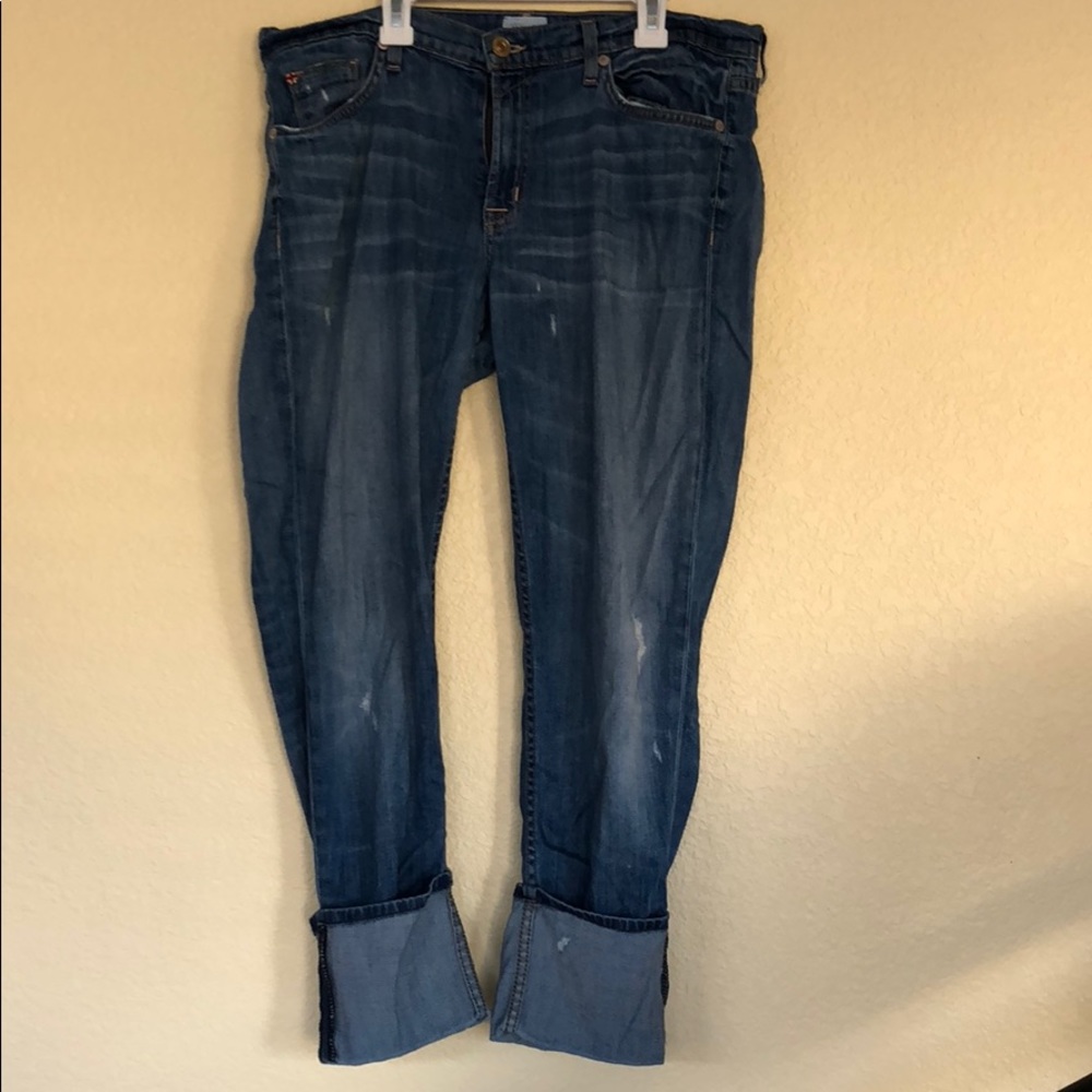Hudson cuffed jeans
